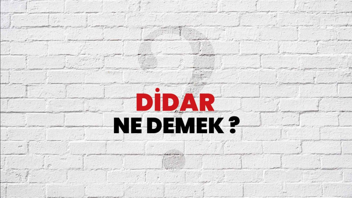 Didar Ne Demek? - Duygusal Bağlantının Anlamı