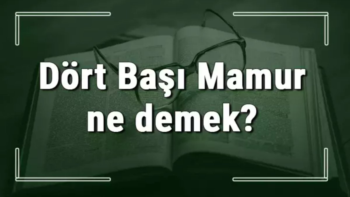 Dört Başı Mamur Ne Demek? - Türkçede Dilimize Yerleşmiş Bir Deyim