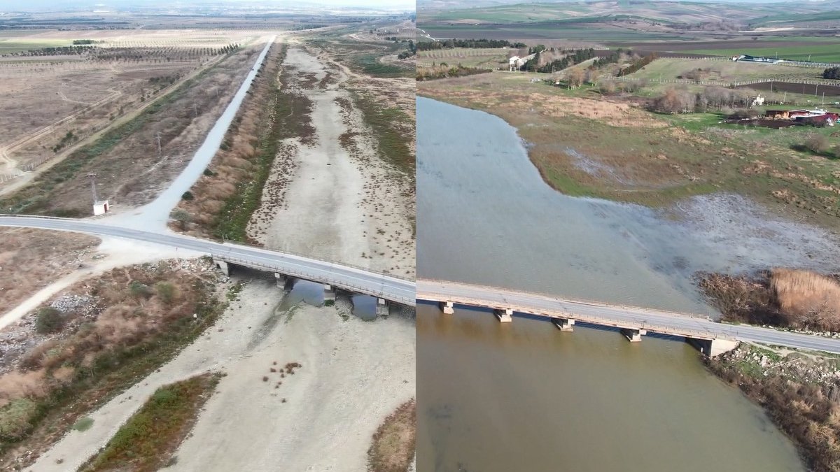 Yağışlar can suyu oldu: Doluluk oranı yüzde 60'a dayandı! Barajlardaki büyük değişim böyle görüntülendi...