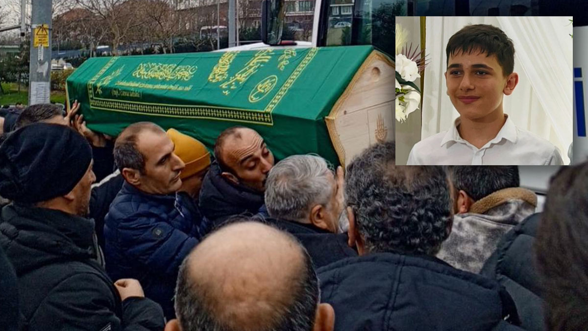 14 yaşındaki Arda Tonbul'un cenazesi toprağa verildi