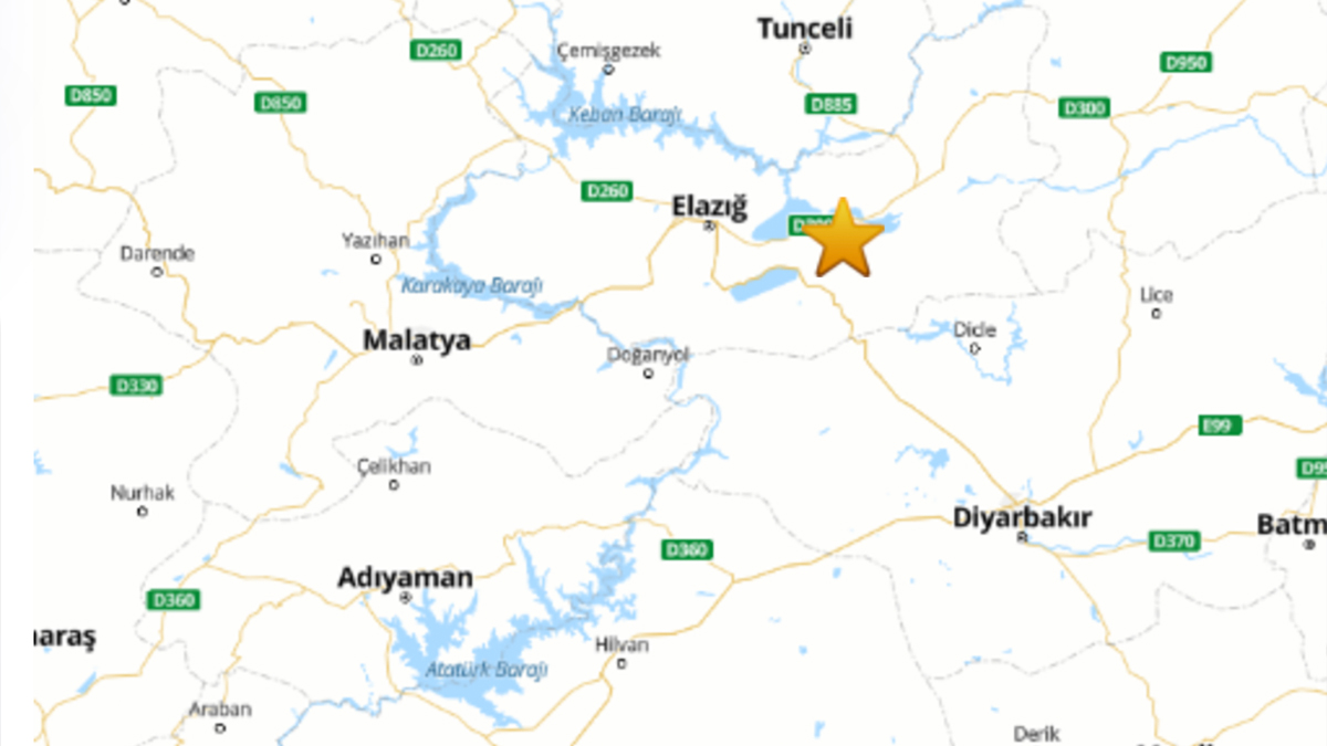 Elazığ'da korkutan deprem | Son depremler