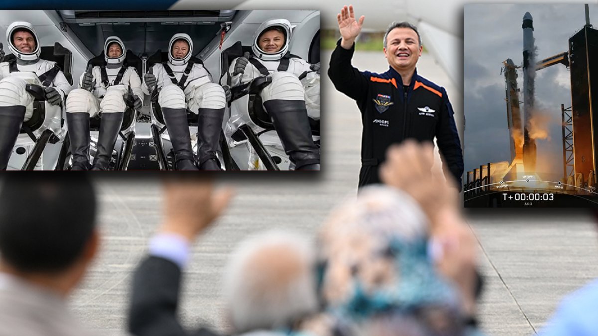 İlk Türk Astronot Alper Gezeravcı uzayda