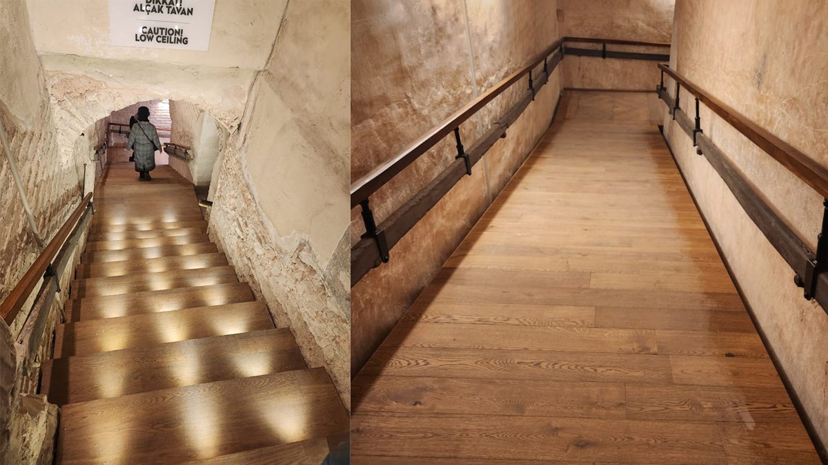 Ayasofya'da tahribat devam ediyor! Kepenkten sonra şimdi de laminat parke