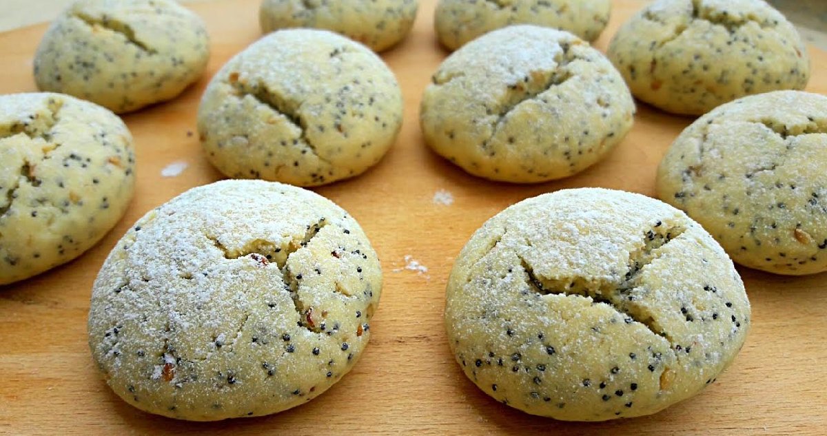 Helva gibi ağızda dağılıyor! Haşhaşlı kurabiye tarifiyle akşama keyif yapın: Deneyen çayı bunsuz içemeyecek