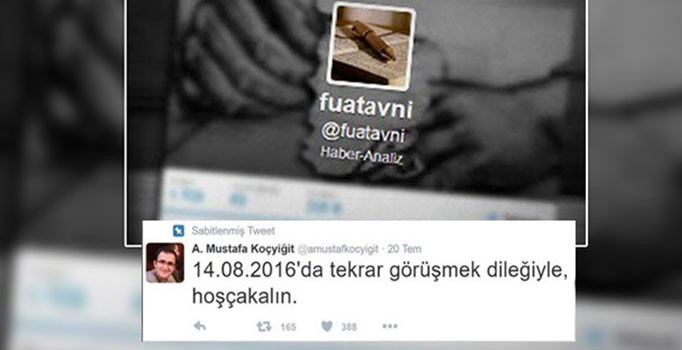 Çakma Fuat Avni'nin itirafı: Para karşılığı tweet attım