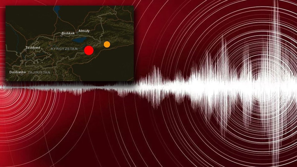 Kırgızistan'da 7 büyüklüğünde deprem