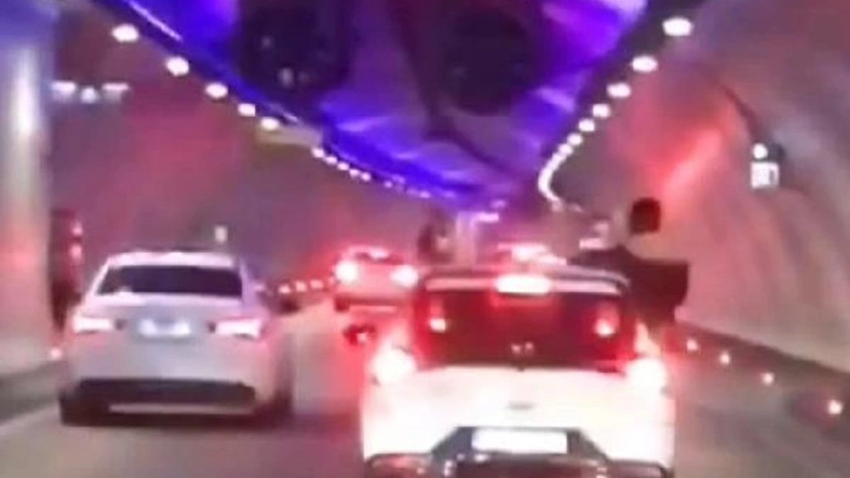 Trafikte canlarını hiçe saydılar! Avrasya Tüneli'ndeki o tehlikeli yolculuk anbean kaydedildi