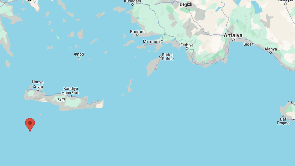 Akdeniz açıklarında deprem I Son depremler