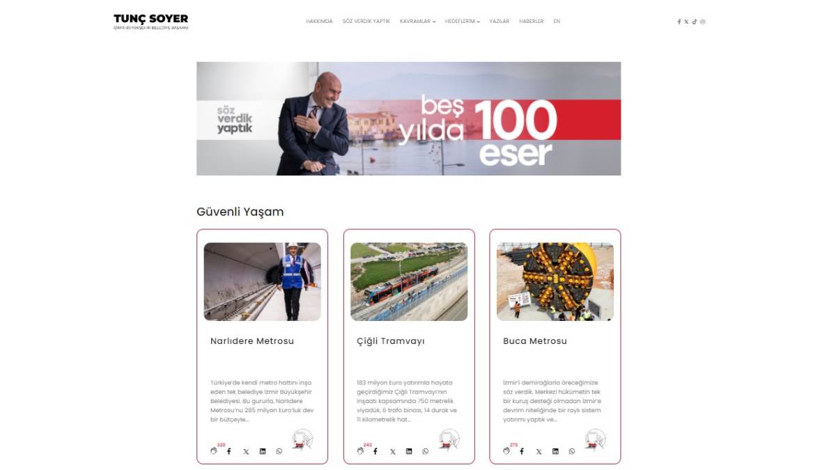 Başkan Soyer’in 5 yılı bu sitede