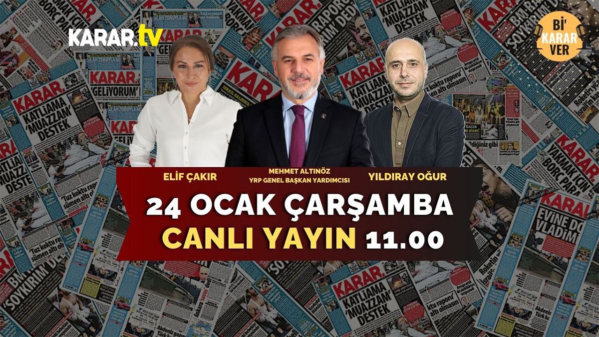 Elif Çakır ve Yıldıray Oğur, Mehmet Altınöz ile gündemin nabzını tutuyo