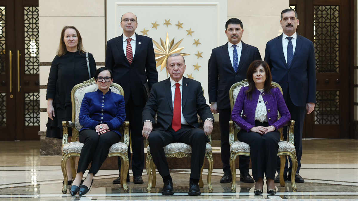 Cumhurbaşkanı Erdoğan, 4 ülkenin büyükelçisi ile bir araya geldi