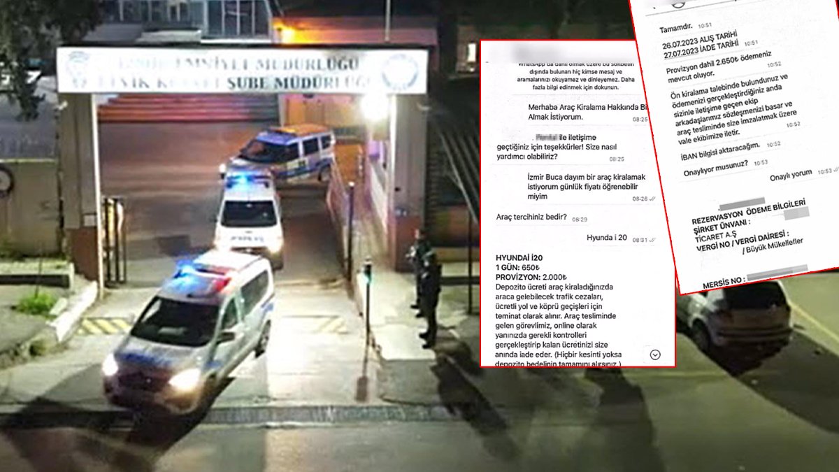 Sahte araç kiralama sitesiyle dolandırıcılık yapan çeteye 10 ilde operasyon