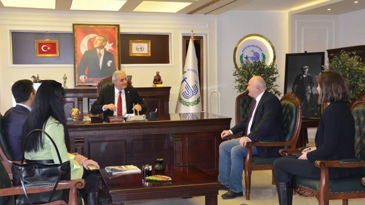 Başkan Bakkalcıoğlu’na Ekonomi gazetesinden ziyaret