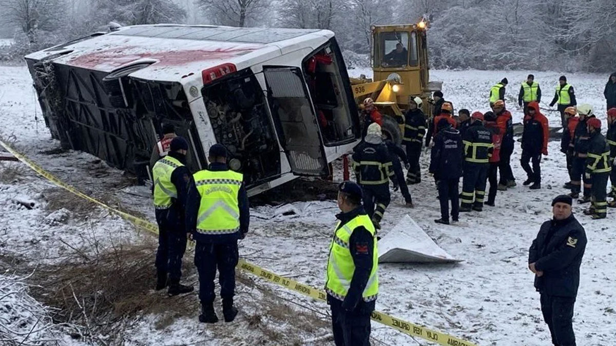 Kastamonu'da 6 kişinin öldüğü kazayla ilgili otobüs şoförü tutuklandı
