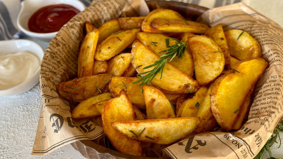 Sarımsaklı peynirli patates tarifini denediniz mi? Çıtır çıtır oluyor: 10 dakikada yapın mideniz bayram etsin