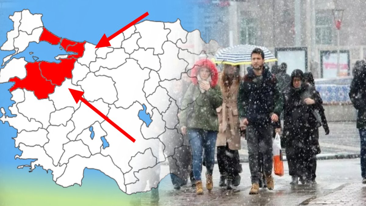 29 Ocak 2024 meteoroloji raporu: Kar alarmı: İstanbul'a graupel kar yağışı. Bursa, Balıkesir, Kocaeli....