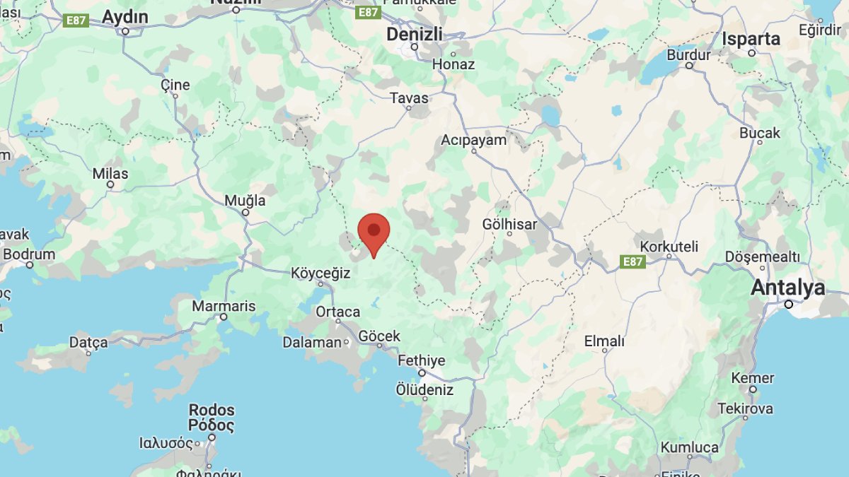 Muğla'da deprem I Son depremler