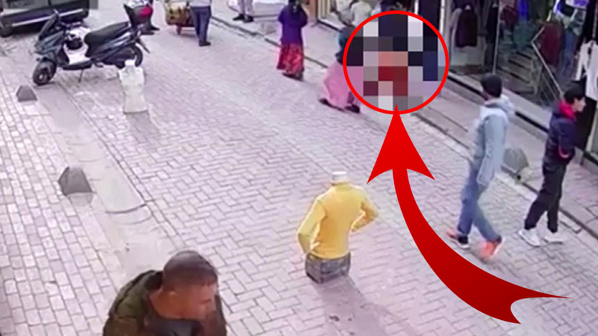 Böyle hırsızlık taktiği görülmedi: Kadın çıplak kaldı! İlginç anlar saniye saniye kamerada