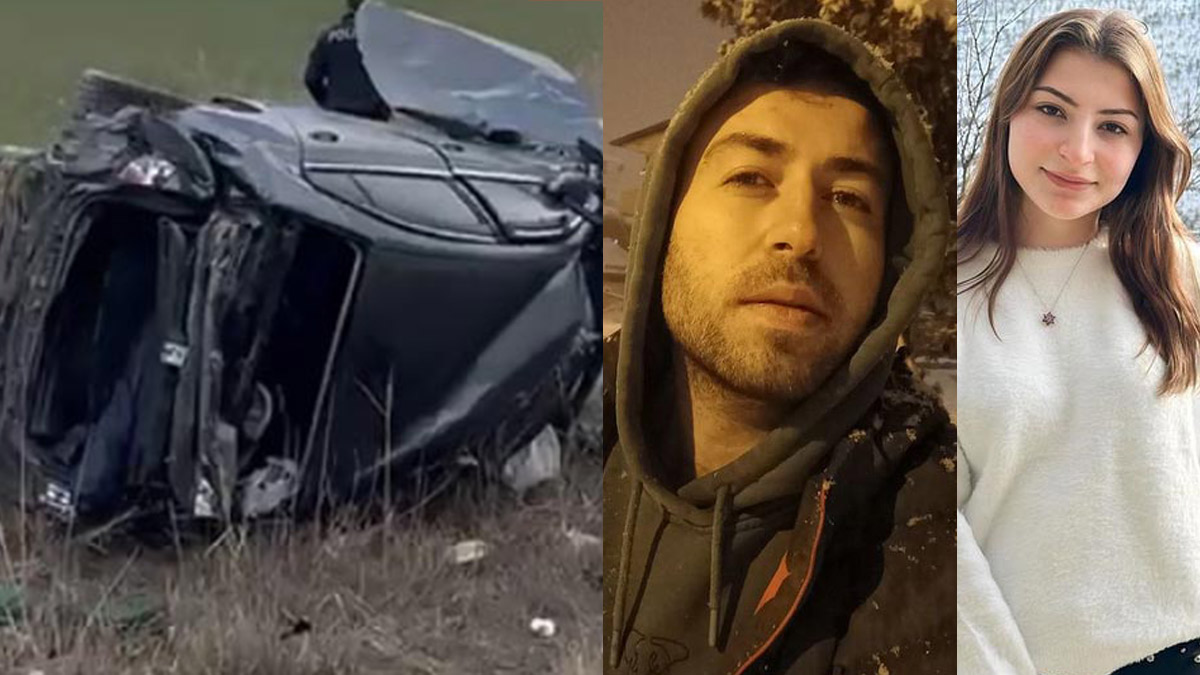 Direğe çarpan otomobil hurdaya döndü: 2 kişi hayatını kaybetti