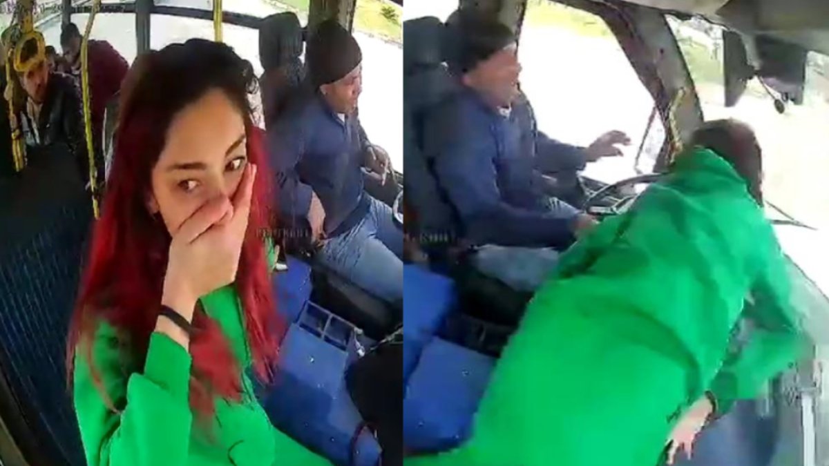 Minibüste yolcuların panik anları! Otomobil ve minibüsün kazası kamerada