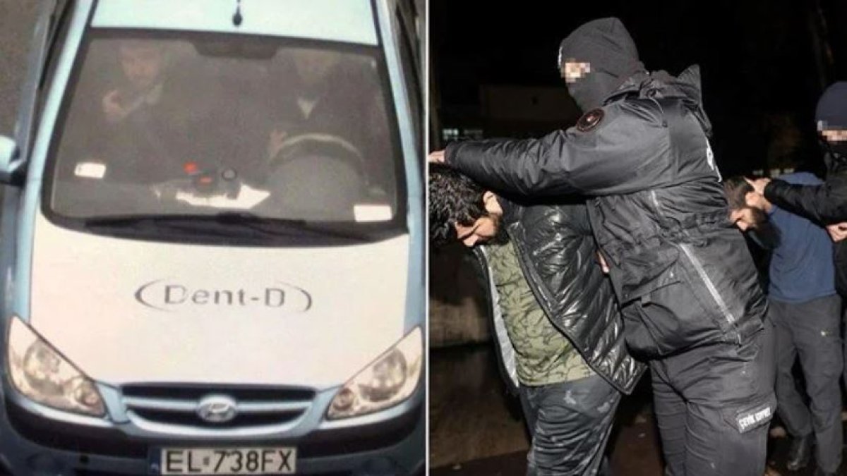 Sarıyer'deki kilise saldırısında zanlıların kaçtığı araç bulundu