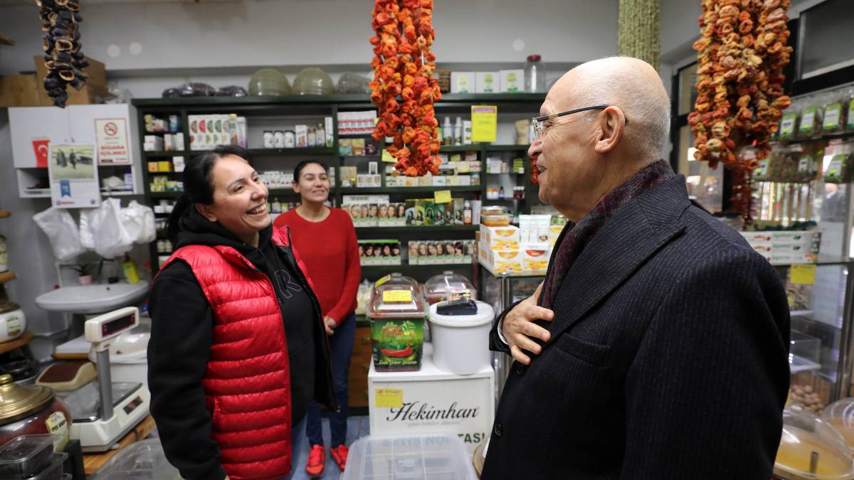 Fethi Yaşar’dan esnaf turu
