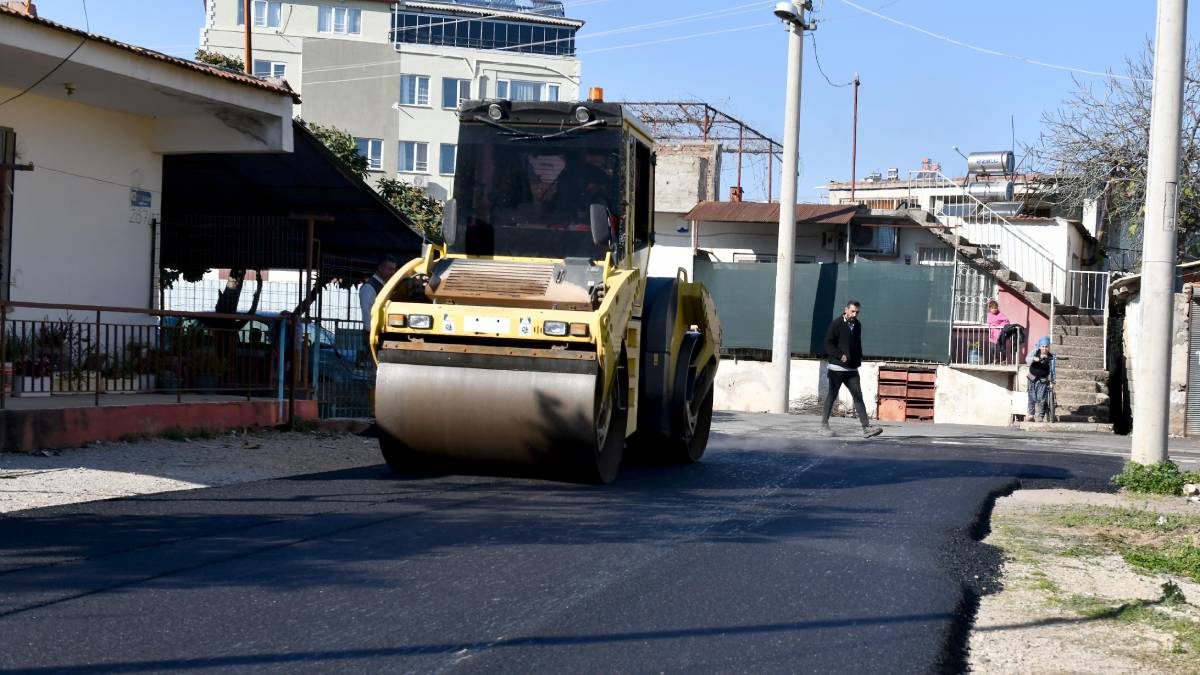 Yeşildere’ye sıcak asfalt
