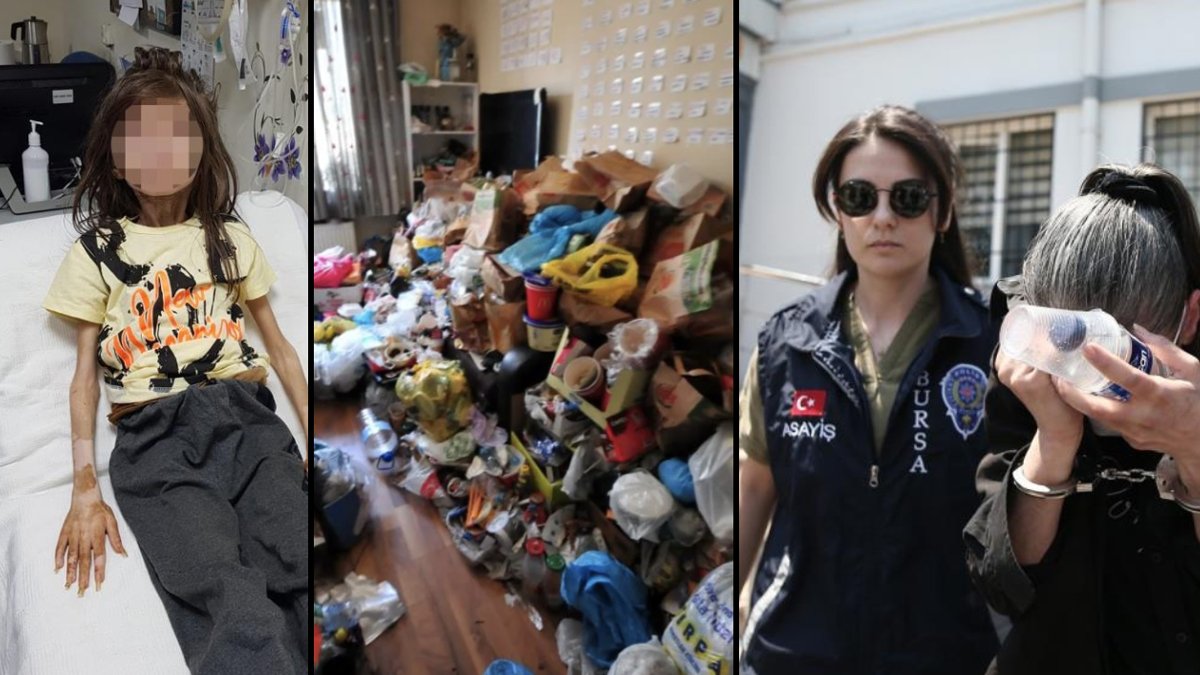 Yeğenini çöp evde kilitli tutan teyzeye tahliye