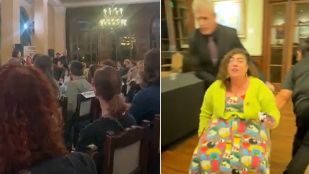 Amerika'da Gazze protestosuna tahammül yok: Yazarı zorla çıkardılar