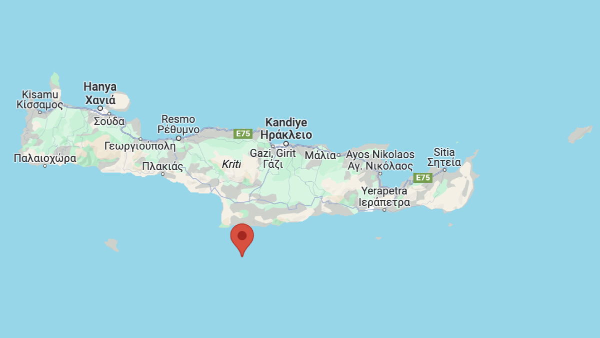 Girit Adası açıklarında deprem I Son depremler