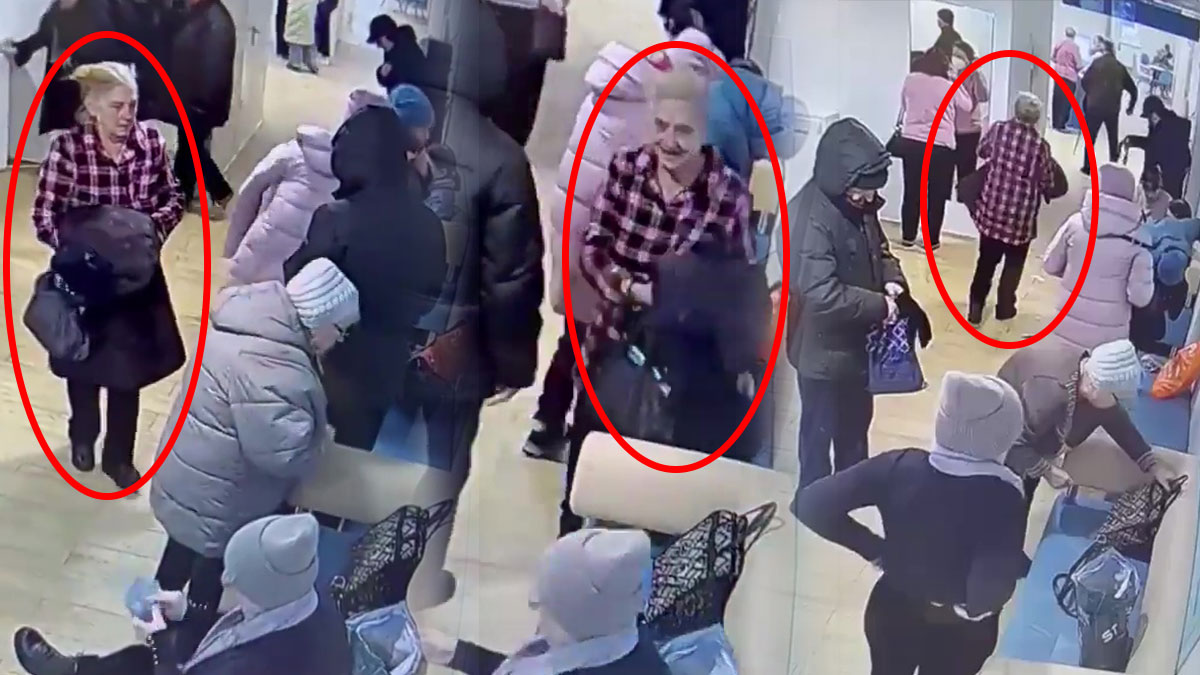 Yaşına başına bakmadan hırsızlık yaptı! Soğukkanlılığını hiç kaybetmeden uzaklaşıp gitti