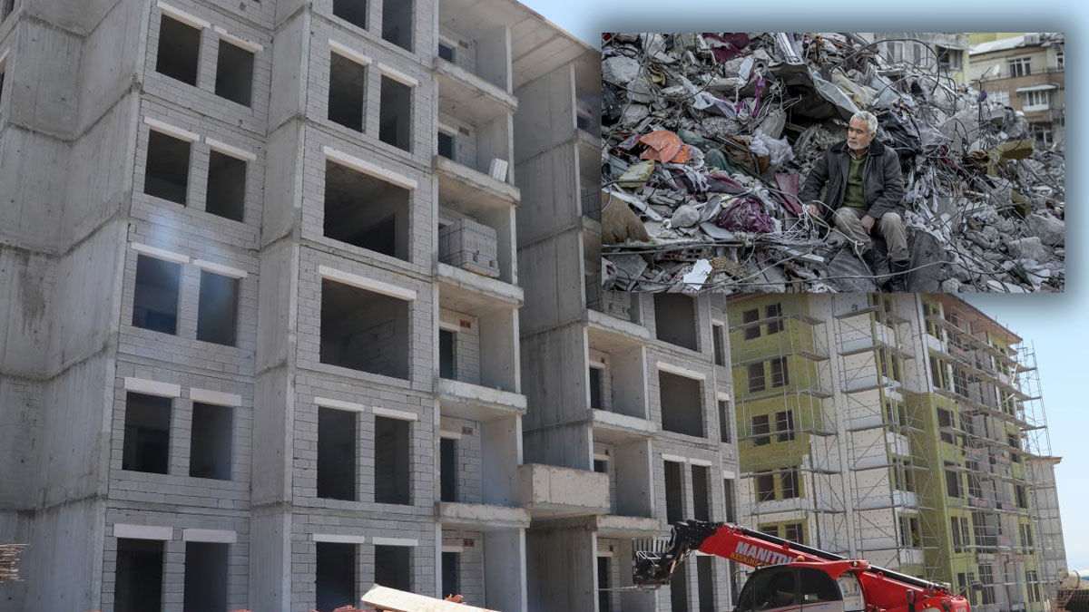 Depremzedeler ev beklerken konutlar açık artırmada kapışılmış