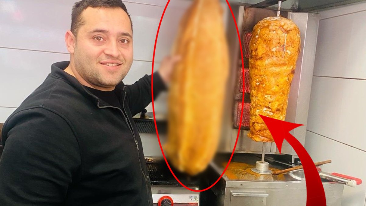 Bu ekmek herkesi doyurur! Dev döner ekmeğini gören hayrete düştü, bir tanesi 25 yarım ekmek yapıyor, fiyatı ise...