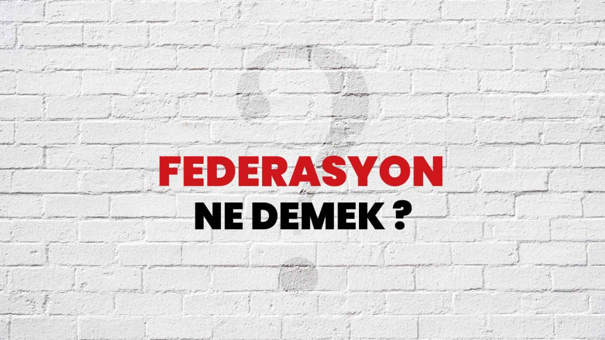 Federasyon Ne Demek: Türkiye'de Federasyonlar ve Anlamı