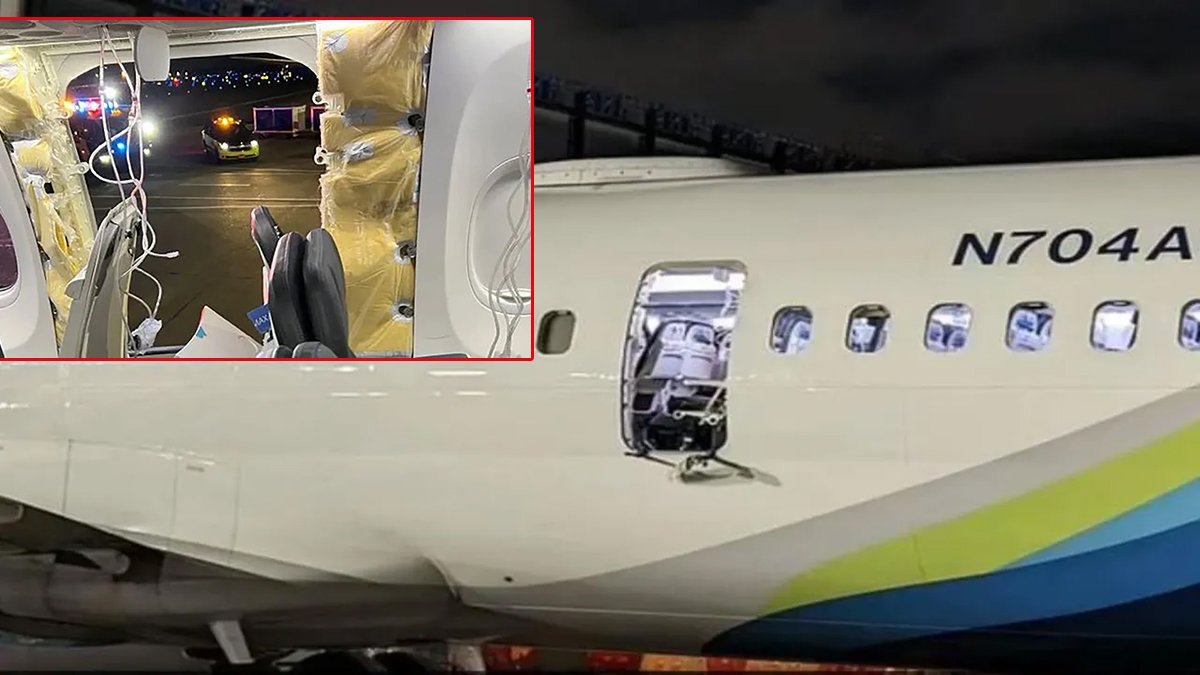 737 Max'ın kapısının neden patladığı açıklandı! Boeing sorumluluğu kabul etti