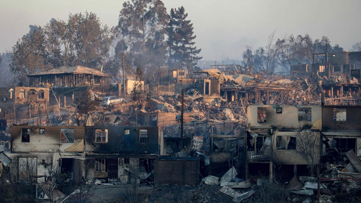 Şili'deki orman yangınında ölü sayısı 131'e yükseldi