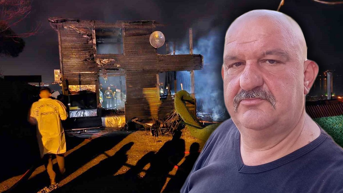 İşletmeciliğini yaptığı bungalov evde çıkan yangında öldü