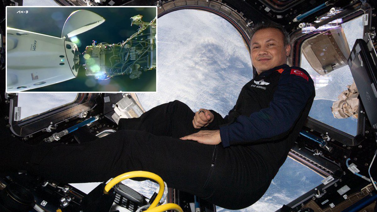 Astronot Alper Gezeravcı'nın Dünya'ya dönüşü başladı