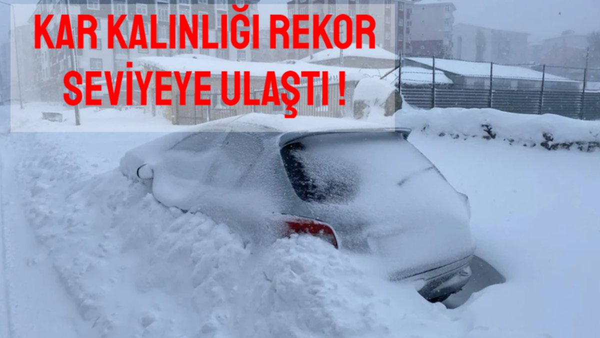 Karda 55 yılın rekoru! Uludağ'da bile bu kadar yok, O ilimizden görüntüler şok etti: "133 santimetreyi bile geçebilir"