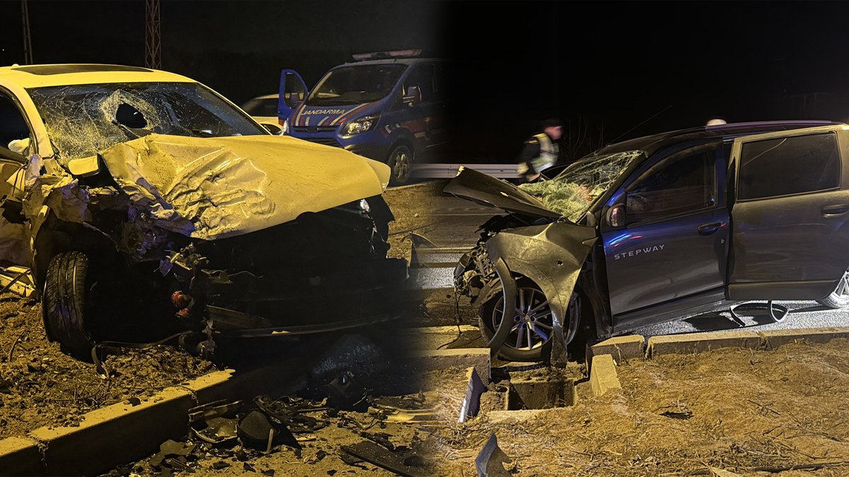 Kayseri'de can pazarı! İki otomobil birbirine girdi: 3 ölü 4 yaralı