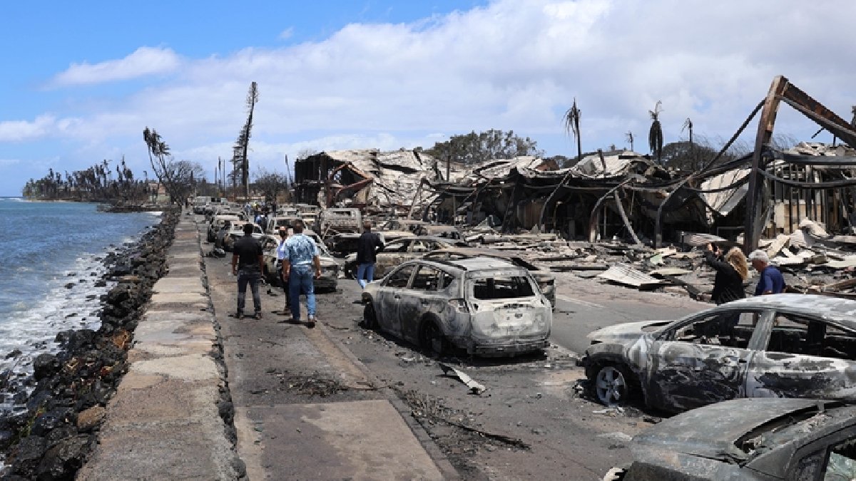 Hawaii'yi küle çeviren yangın felaketinde her kurbanın ailesine 1,5 milyon dolarlık teklif