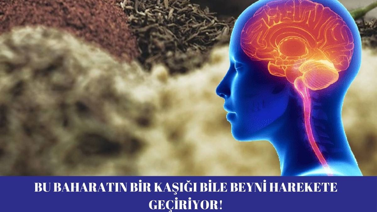 Mucize baharat: Tatlı kaşığının ucu kadarı beyni uçuruyor!