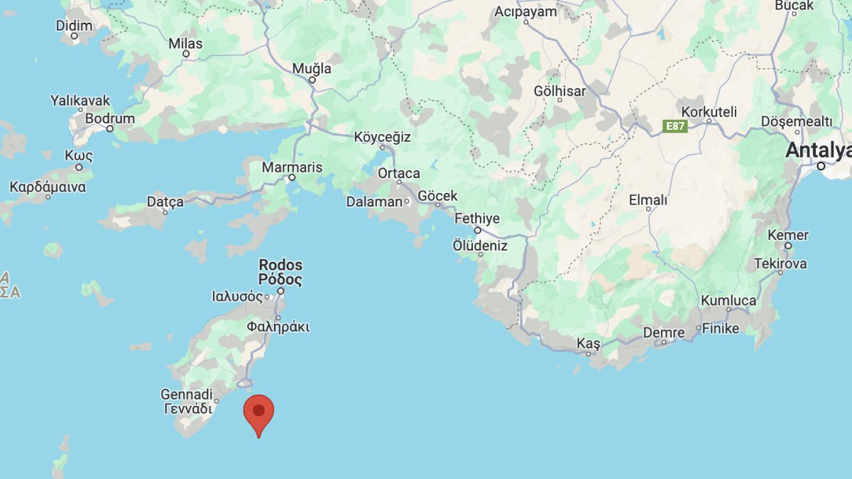 Akdeniz'de deprem I Son depremler