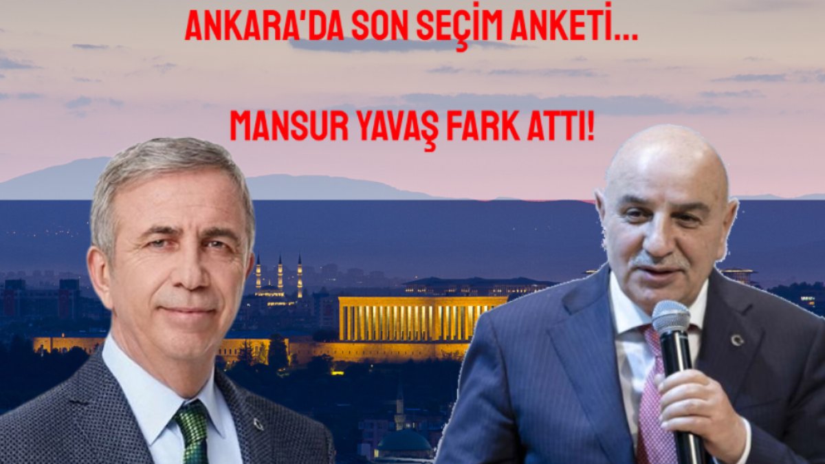 Mansur Yavaş Tüm Rakiplerine Fark Attı! Ankara'da Son Anket Sonuçları Belli Oldu