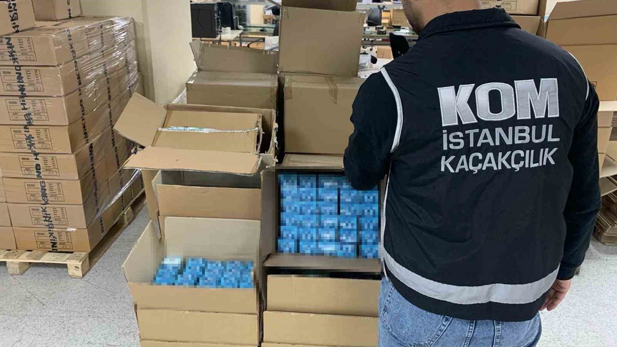 İstanbul'da kaçakçılık operasyonu: Piyasa değeri tam 15 milyon TL