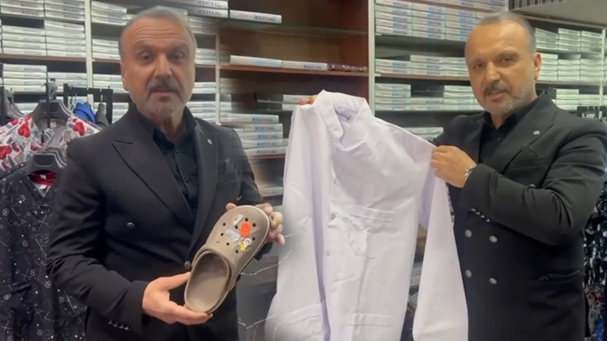 Erdoğan Çakmak mağazadan seslendi: Sağlık çalışanına 70 TL 'giyim yardımı'