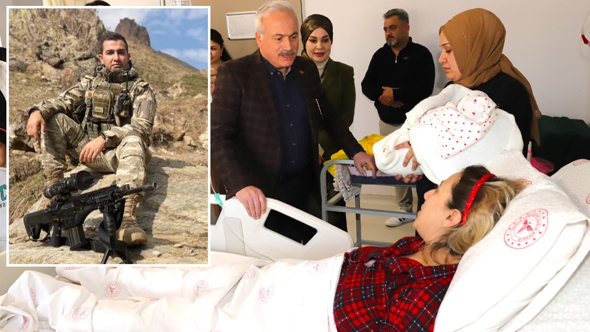 Pençe-Kilit şehidinin doğum gününde yeğeni dünyaya geldi