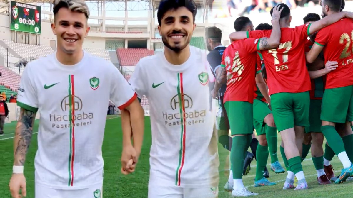 Amedspor'dan tarihi fark! Futbolcular 8-0'lık galibiyeti halayla kutladılar