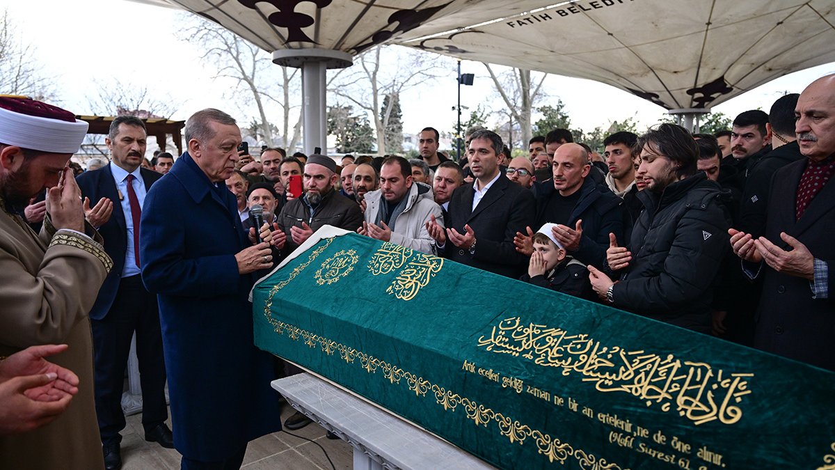 Erdoğan Baltacı'nın cenaze törenine katıldı