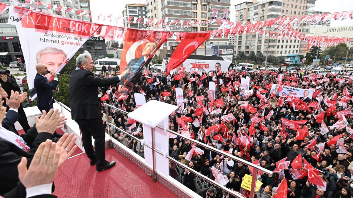 Mansur Yavaş Altındağ’da: “Ankara’ya huzur geldi”